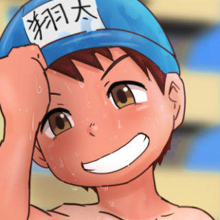 男子用スク水 海パン ショタ イラスト 日焼け