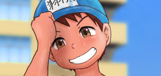 男子用スク水 海パン ショタ イラスト 日焼け